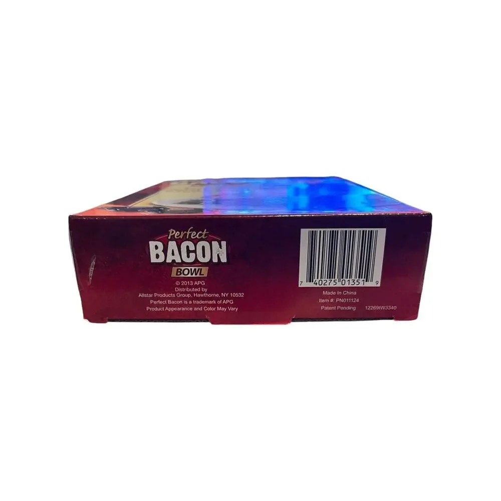 As Seen On TV Perfect Bacon Bowl 2 Bowls Included Dishwasher Safe New Open Box
